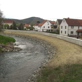 HWS-Wand nach Fertigstellung